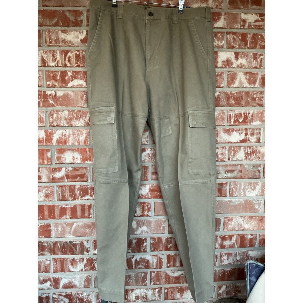 Woolrich Men's Cargo Pants 38x32‎ Dark Wheat #23069 Gorpcore Cotton Khaki